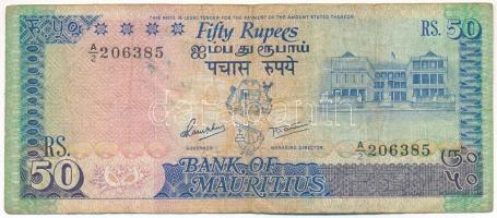 Mauritius DN (1986) 50R T:F Mauritius ND (1986) 50 Rupees C:F Krause 37.