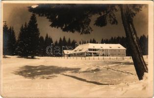 1930 Brassópojána, Schulerau, Poiana Brasov; Höhenheim / Hotel in winter. Atelier Gust, photo (EK)