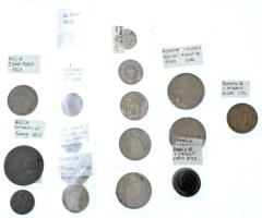 36db-os külföldi érmetétel, közte Románia, Csehszlovákia, Nagy-Britannia, stb. T:vegyes
36pcs forei...