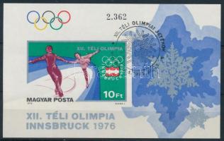 1975 Téli olimpia (V.) - Innsbruck vágott blokk (3.500)