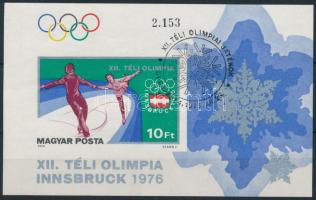 1975 Téli olimpia (V.) - Innsbruck vágott blokk (3.500)