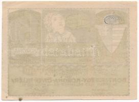 Budapest 1920.12.31. 1.5K "Amatőrök Forgalmi Szövetkezete" hátlapon bélyegzéssel T:VF Adam...