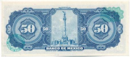 Mexikó 1972. 50P T:AU kis ceruzás írás a sarokban
Mexico 1972. 50 Pesos C:AU small pencil doodle in...