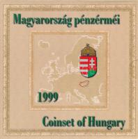 1999. 50f-100Ft (8xklf) &quot;75 éves a Magyar Nemzeti Bank&quot; forgalmi sor dísztokban T:BU patina Adamo FO32.1