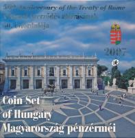 2007. 1Ft-100Ft (7xklf) forgalmi sor szettben,"A Római Szerződés aláírásának 50. évfordulója" + 50Ft "50 éves a Római Szerződés" T:PP Adamo FO41