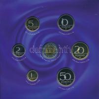 2007. 1Ft-100Ft (7xklf) forgalmi sor szettben,"A Római Szerződés aláírásának 50. évfordulója&qu...