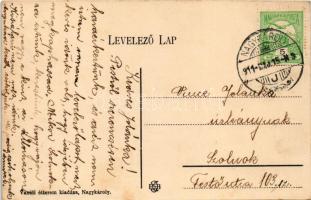 1911 Nagykároly, Carei; Gróf Károlyi kastély belseje. Vasúti étterem kiadása / castle interior