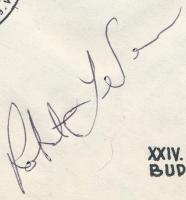 1979 Robert Nieman amerikai öttusázó aláírása Öttusa VB FDC-n / Signature of Robert Nieman american ...