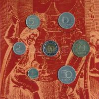 2001. 1Ft-100Ft (7xklf) forgalmi sor dísztokban, "Magyarország pénzérméi" sorozat T:PP pat...