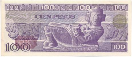 Mexikó 1981. 100P T:AU
Mexico 1981. 100 Pesos C:AU
Krause P#74a