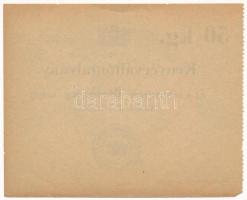 ~1930-1940. "Kenyérváltóutalvány" 50kg kenyérről T:AU