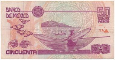 Mexikó 1992. 50P T:F tűlyukak, folt
Mexico 1992. 50 Pesos C:F pinholes, spot
Krause P#101