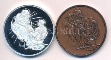 Fritz Mihály (1947-) 2005. "Szegedi Fogadalmi Templom 1879-1930" kétolalas bronz és pereme...