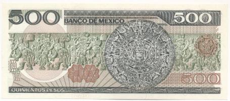 Mexikó 1984. 500P T:UNC
Mexico 1984. 500 Pesos C:UNC
Krause P#79b