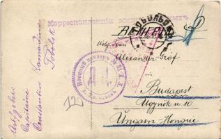 1916 Tobolsk (Siberia), Im Skit beim Adler Haus / Komadina Kon­stantin kapitány Szibériában orosz ha...