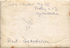 Trieste, K.u.k. Kriegsmarine Seebataillon / Osztrák-magyar haditengerészet zászlóalj matrózai száraz...