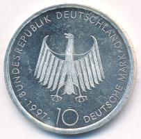 Németország 1997. 10M Ag "100 éves a dízelmotor" kapszulában T:AU Germany 1997. 10 Mark Ag...