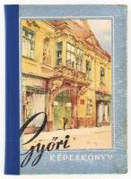 Valló István: Győri képeskönyv. Csánky Dénes, Pfannl Egon, és Weichinger Károly képeivel. Officina Képeskönyvek 39. Bp., 1942., Officina, 46+1 p.+24 (fekete-fehér és színes képtáblák) t.+2 p. Kiadói kartonált papírkötésben, pótolt gerinccel