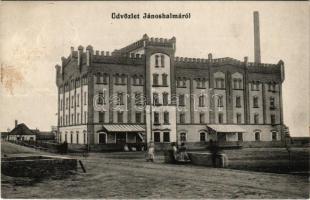 1915 Jánoshalma, gőzmalom (fl)