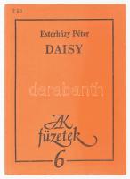 Esterházy Péter: Daisy. JAK füzetek 6. Bp., 1984, Magvető. Első kiadás. Kiadói papírkötés.