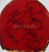 Jónyer István (1950-), Klampár Tibor (1953-) és Gergely Gábor (1953-) világbajnok asztaliteniszezők ...