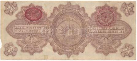 Mexikó / Gobiernói Ideiglenes Kormány 1914. 1P piros "REVALIDADO" felülbélyegzéssel T:VG f...