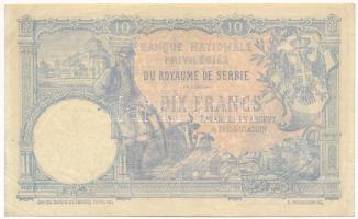 Szerbia 1893. 10D T:F szép papír Serbia 1893. 10 Dinara C:F nice paper Krause P#10
