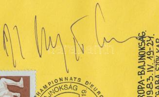 Dr. Hegedűs Csaba (1948-) olimpiai bajnok birkózó, edző, szövetségi kapitány autográf aláírása XXX. ...