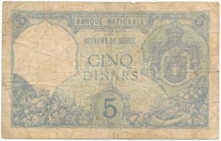 Szerbia 1917. 5D T:VG Serbia 1917. 5 Dinara C:VG Krause 14