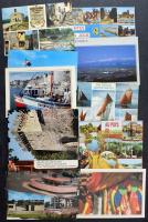 Kb. 1100 db MODERN francia város és motívum képeslap dobozban / Cca. 1100 modern French town-view an...