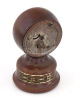 Pilavin "Pharmacia" reklámos szecessziós patikai óra, működik, m: 13 cm