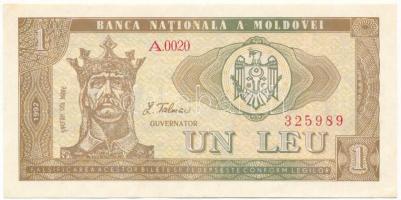 Moldova 1992. 1L T:AU Moldova 1992. 1 Leu C:AU Krause P#5