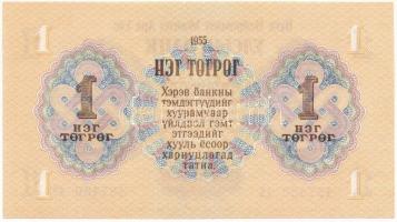 Mongólia 1955. 1T T:AU 
Mongolia 1955. 1 Tögrög C:AU 
Krause P#28
