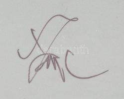 1986 Bélyegnap emléklap Szász Endre (1926-2003) festőművész, grafikus aláírásával és rajzával