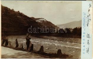 1900 Chiusa, Klausen (Südtirol); photo (gluemark) / Dr. Kenessey Aladár pécsi orvos levele feleségének Szántó (Szánthó) Ilonának