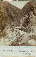 1900 Val d'Ega, Eggental, Eggenthal (Südtirol); photo (gluemark) / Dr. Kenessey Aladár pécsi orvos levele feleségének Szántó (Szánthó) Ilonának