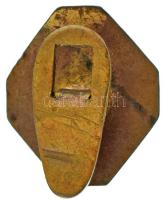 Német Birodalom ~1914. "1914" zománcozott bronz patrióta gomblyuk jelvény (19x20mm) T:XF z...