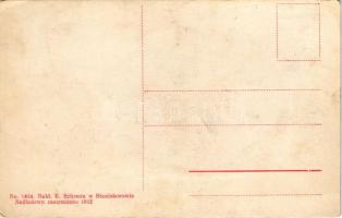 Tysmenytsia, Tysmenitsia, Tysmienica; Dworzec / railway station (wet damage)