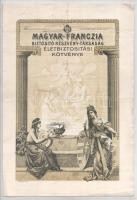 924. "Magyar-Franczia Biztosító Részvénytársaság" életbiztosítási kötvénye T:F