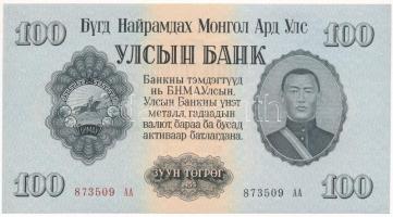 Mongólia 1955. 100T T:AU  Mongolia 1955. 100 Tögrög C:AU  Krause P#34