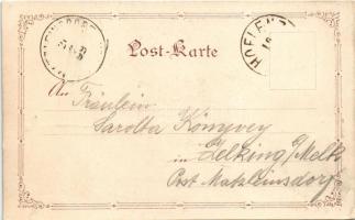 1899 (Vorläufer) Cervaná Voda, Mährisch Rothwasser; Mlynicky Dvur, Hoflenz. Bergsckenke u Villa, Jul...