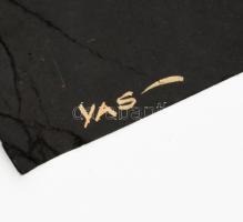 cca 1960-80 Sífilmek vetítése a 601-ben. Tempera, papír, Vas jelzéssel, szakadásokkal, 47,5x27 cm