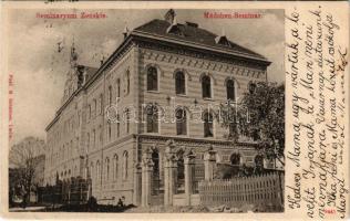 1902 Lviv, Lwów, Lemberg; Mädchen Seminar / girl school / Seminaryum Zenskie (EK)