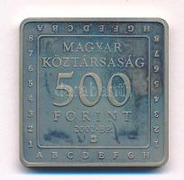2002. 500Ft Cu-Ni "Kempelen Farkas Sakkautomatája" T:AU (eredetileg PP) folt Adamo EM181