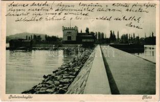 1930 Balatonboglár, móló (fl)