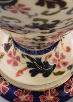 cca 1880-1890, Fischer Ignác karaffa váza pár - ún. perzsa dekorral. Magastüzű mázakkal fedett öntöt...