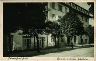 1933 Balatonfüred, Balaton Szövetség üdülőháza (EK)