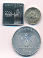 2017. 2000Ft Cu-Ni-Zn "Szent Margit 1242-1270" kapszulában + 2017. 2000Ft Cu-Ni "Irin...