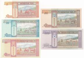 Mongólia 2008-2013. 5T-100T (5xklf) T:UNC
Mongolia 2008-2013. 5 Tögrög - 100 Tögrög (5xdiff) C:UNC