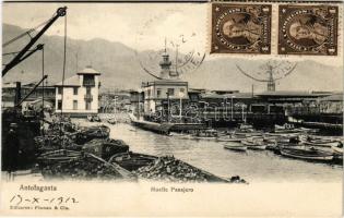 1912 Antofagasta, Muelle Pasajero / passenger dock